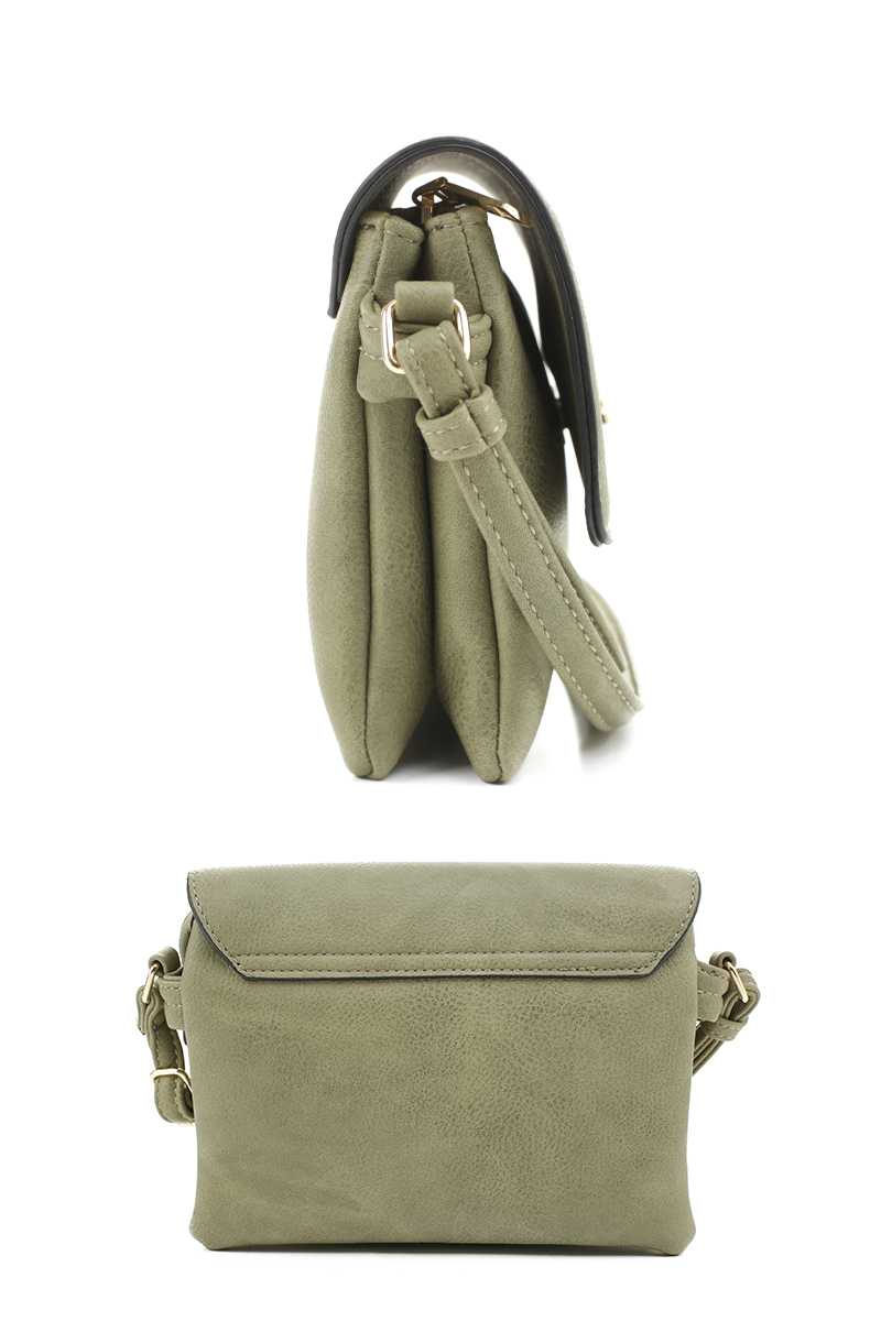Smooth Colored Crossbody Bag Handbags & Purses jehouze 