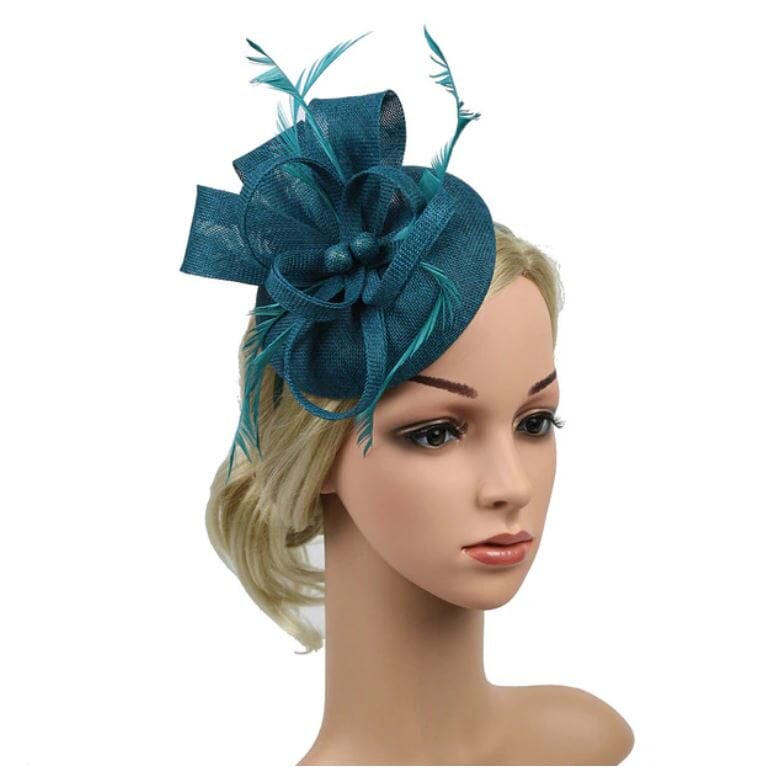 Women Fascinators Flower Ladies Pillbox Headband with clips Bridal Wedding Cocktail Tea Party Hat Hat jehouze 14 