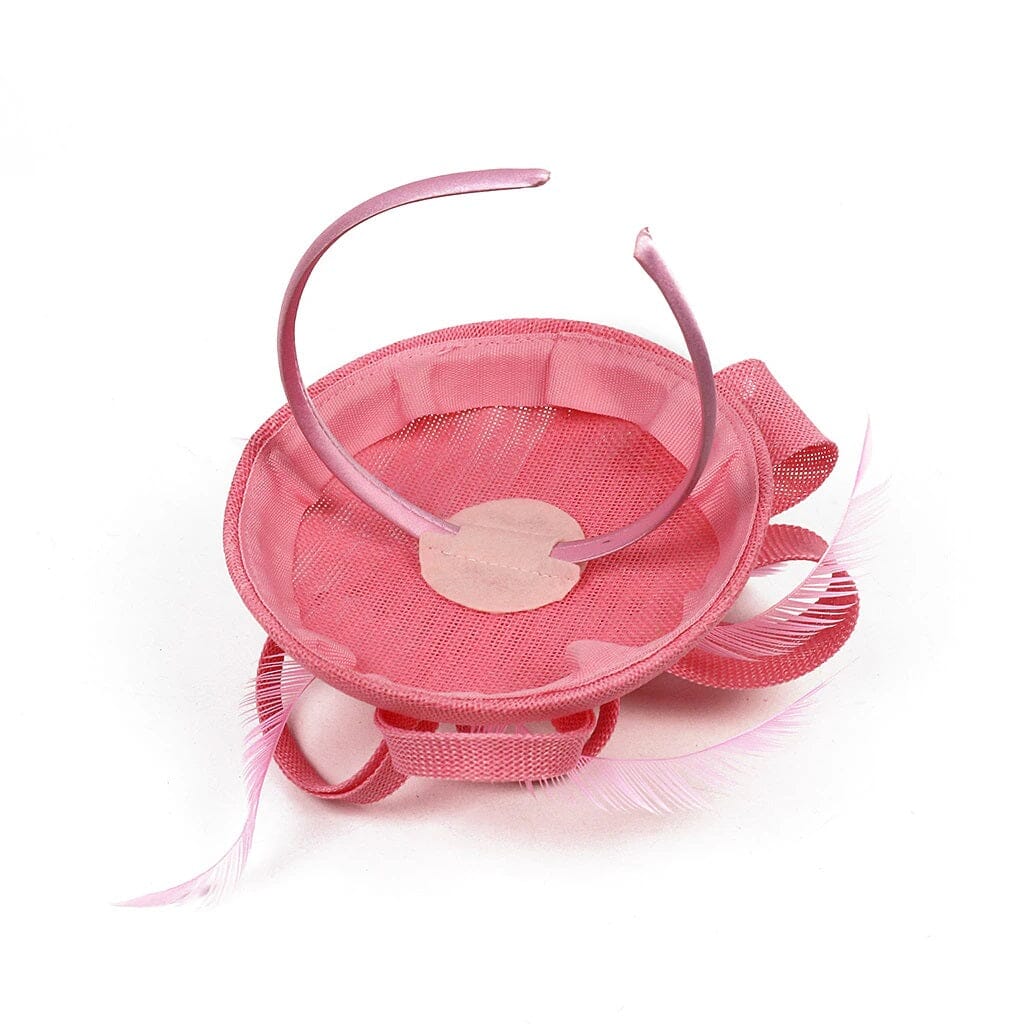 Women Fascinators Flower Ladies Pillbox Headband with clips Bridal Wedding Cocktail Tea Party Hat Hat jehouze 