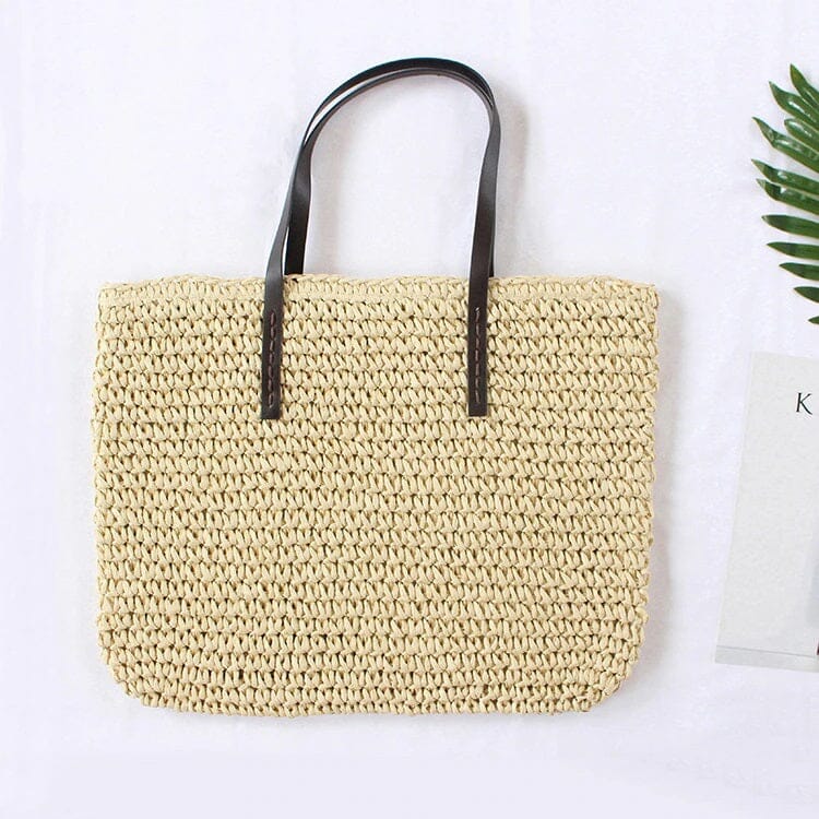 Women's Oversized Weave Shoulder Bag